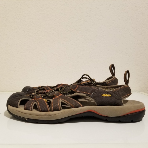 Keen Mens Kanyon Waterproof Fisherman Sandals Sz 9 Gray Hiking Toggle 1126-BOBD - Picture 2 of 8